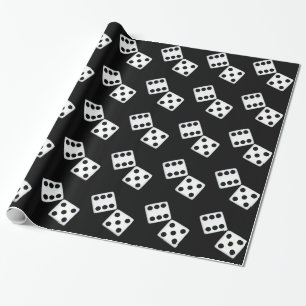 Cadeau Papier d'emballage de matrices blanches