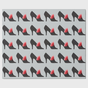 Cadeau Papier d'emballage de mode de chaussure de talon