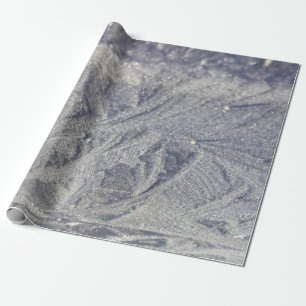 Cadeau Papier d'emballage de motifs de glace