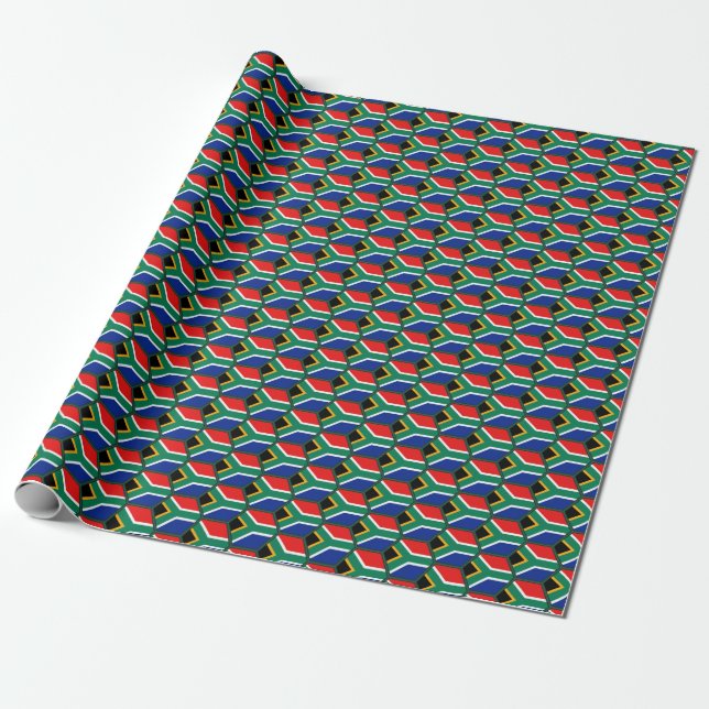 Cadeau Papier d'emballage de nid d'abeilles de drapeau de (Déroulé)