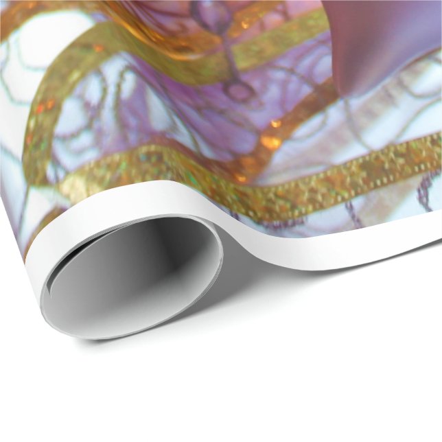 Cadeau Papier d'emballage de Noël (Coin rond)