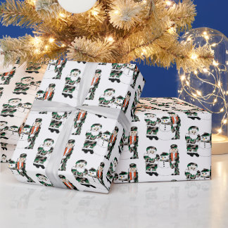 Cadeau Papier d'emballage de Noël, Camo Noël