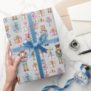 Cadeau Papier d'emballage de Noël Casse-Noisette Pastel R