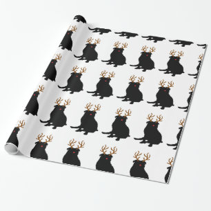 Cadeau Papier d'emballage de Noël de carlin