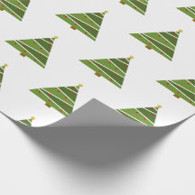 Papier d'emballage de Noël de motif moderne