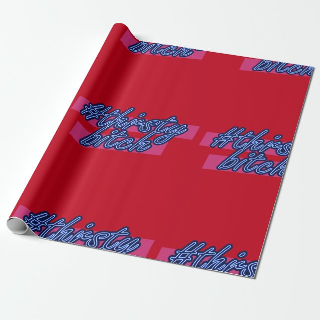 Cadeau Papier d'emballage de Noël de #ThirstyBitch (Déroulé)
