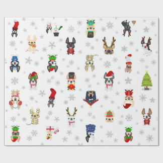 Cadeau Papier d'emballage de Noël de vacances de