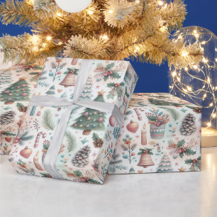 Cadeau Papier d'emballage de Noël fantaisiste