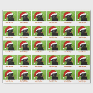 Cadeau Papier d'emballage de Noël - la petite aide de