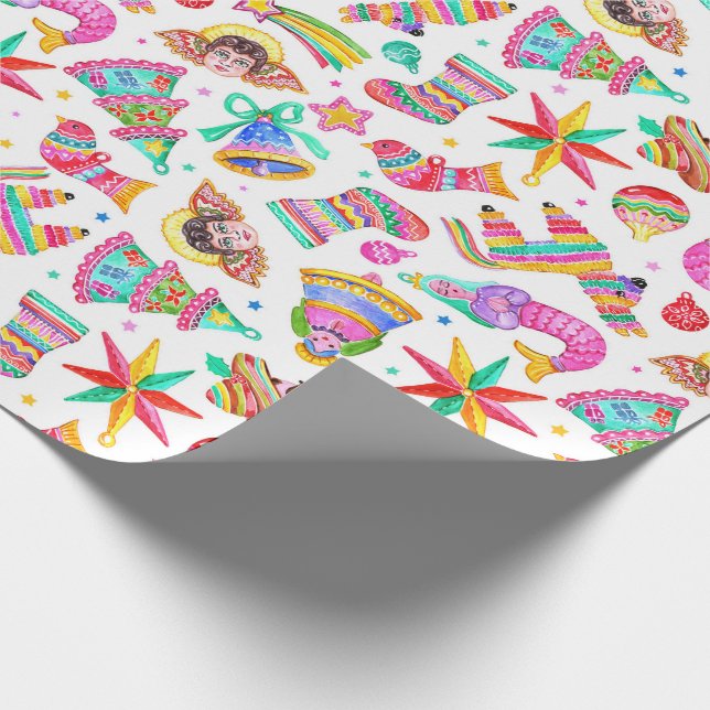 Cadeau Papier d'emballage de Noël mexicain (Coin)