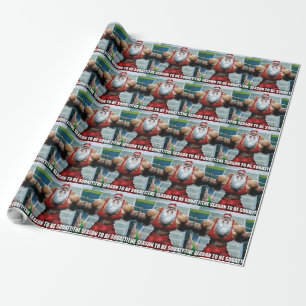 Cadeau Papier d'emballage de Noël - motivation de