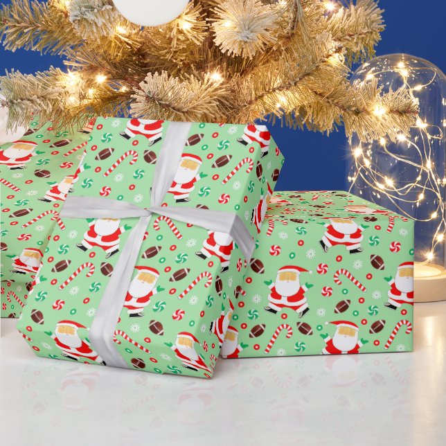 Cadeau Papier d'emballage de Noël pour le football (Vacances)