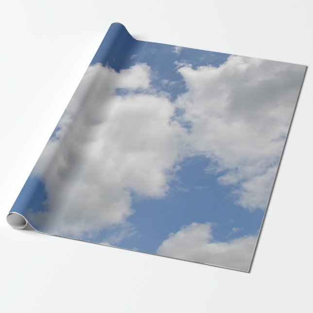 Cadeau Papier d'emballage de nuage lunatique (Déroulé)