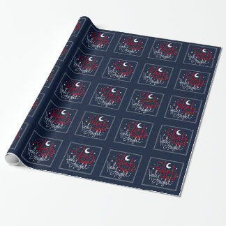 Cadeau Papier d'emballage de nuit silencieuse