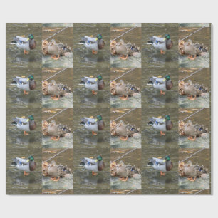 Cadeau Papier d'emballage de paires de canards de Mallard