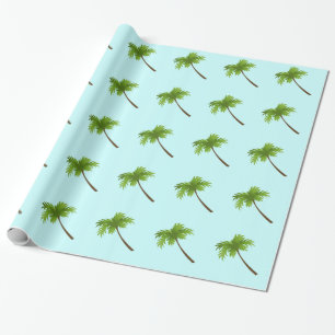Cadeau Papier d'emballage de palmiers