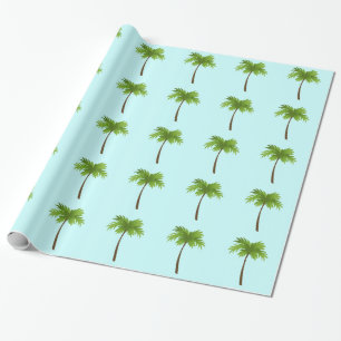 Cadeau Papier d'emballage de palmiers