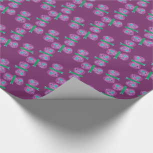 Cadeau Papier d'emballage de papillon coloré