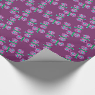 Cadeau Papier d'emballage de papillon coloré