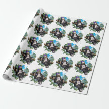 Papier d'emballage de paresseux décontracté