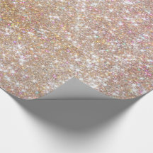 Papier d'emballage de parties scintillantes