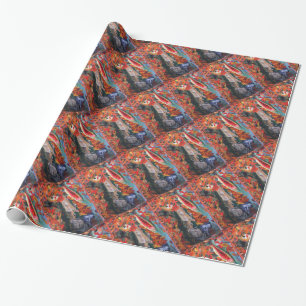 Cadeau Papier d'emballage de pêche de mouche de truite