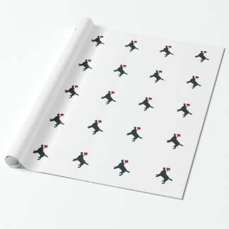 Cadeau Papier d'emballage de Père Noël de laboratoire