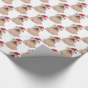 Cadeau Papier d'emballage de Père Noël de Noël grinche