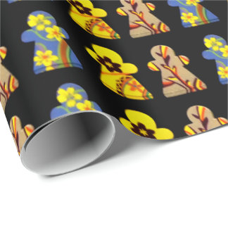Cadeau Papier d'emballage de personnes colorées