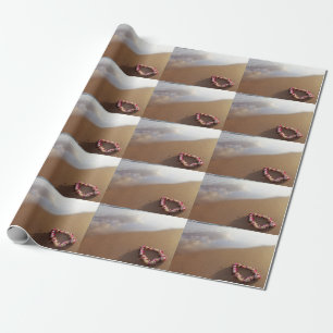 Cadeau Papier d'emballage de plage hawaïenne de Lei