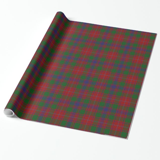 Cadeau Papier d'emballage de plaid de tartan de MacIntyre (Déroulé)