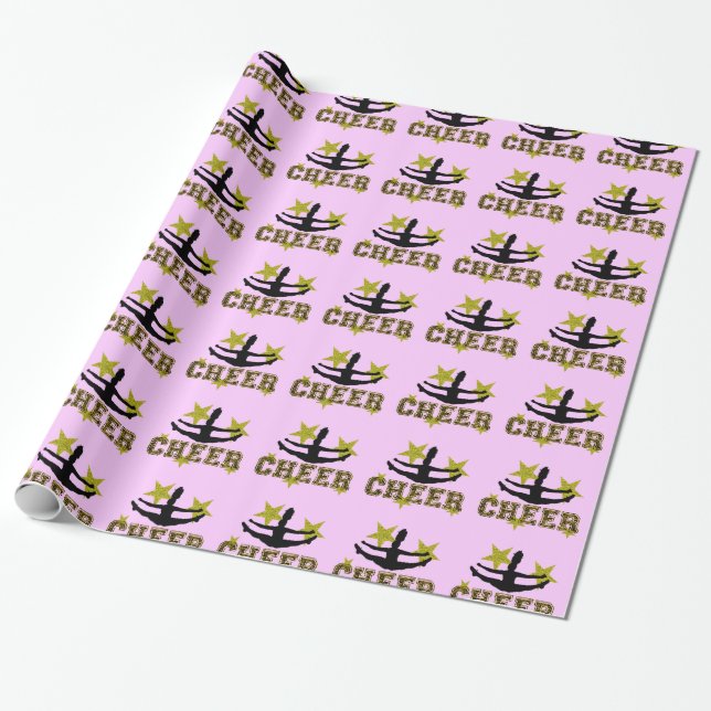 Cadeau Papier d'emballage de pom-pom girl (Déroulé)