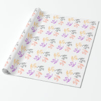 Papier d'emballage de quatre chevaux