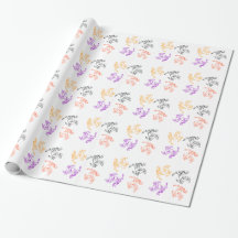 Papier d'emballage de quatre chevaux