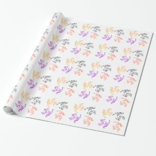 Cadeau Papier d'emballage de quatre chevaux