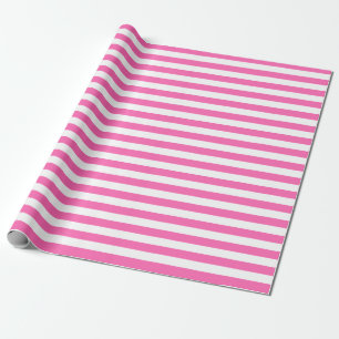 Cadeau Papier d'emballage de rayures de roses indien
