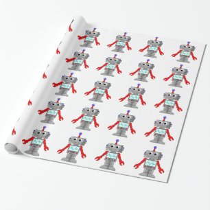 Cadeau Papier d'emballage de robot