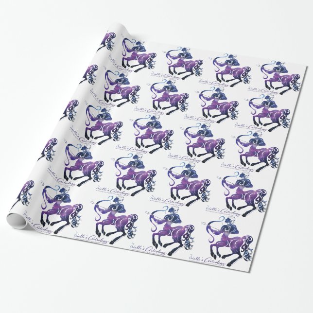 Cadeau Papier d'emballage de Sagittaire (Déroulé)