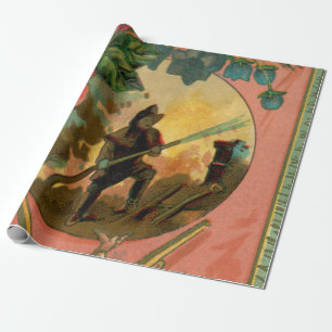 Cadeau papier d'emballage de sapeur-pompier de pompier de