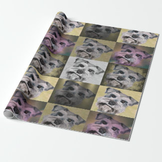 Cadeau Papier d'emballage de Schnauzer pour toutes les