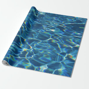 Cadeau Papier d'emballage de scintillement de l'eau de