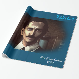 Cadeau Papier d'emballage de Tesla