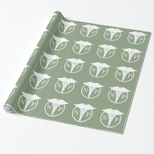 Cadeau Papier d'emballage de thème de motif Médicale