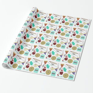 Cadeau Papier d'emballage de thème de tarte