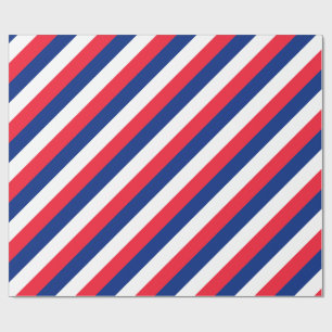Cadeau Papier d'emballage de thème français de drapeau