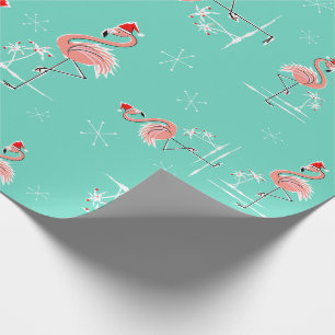 Cadeau Papier d'emballage de torsion de Flamant rose de