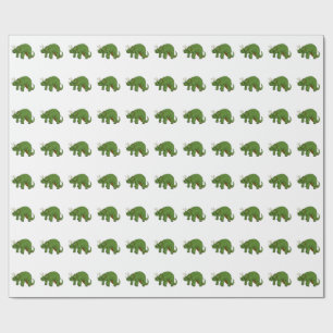 Cadeau Papier d'emballage de Triceratops