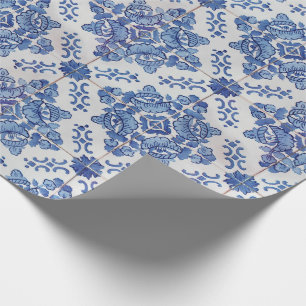 Cadeau Papier d'emballage de tuiles portugaises
