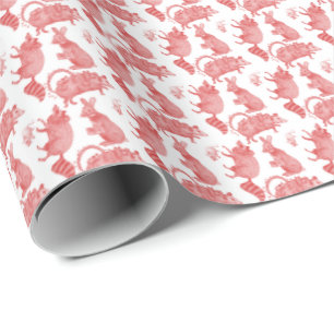 Cadeau Papier d'emballage de vacances pour animaux de jar