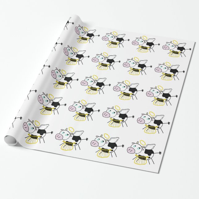 Cadeau Papier d'emballage de vache sainte (Déroulé)